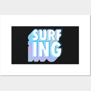 Surfing - surf rider Posters and Art